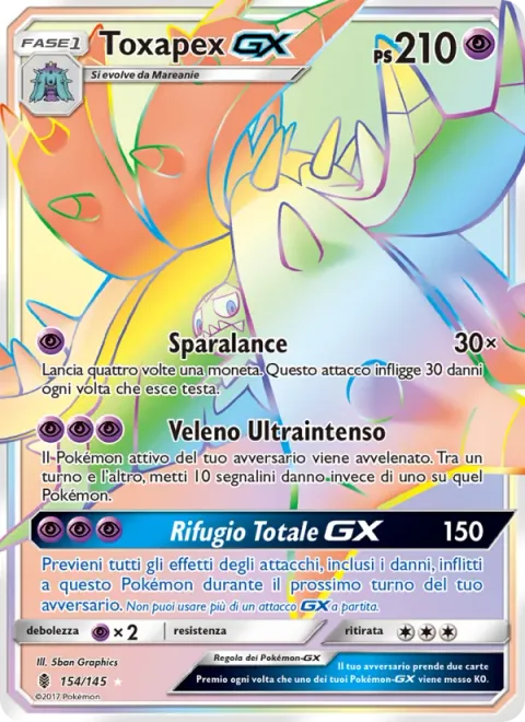 Toxapex GX [Spike Cannon | Ultra-Toxic Poison | Total Shelter GX]