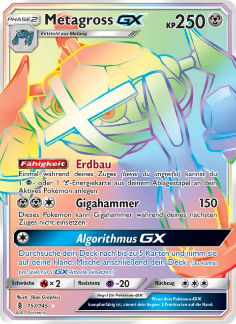 Metagross GX [Geotech System | Giga Hammer | Algorithm GX]
