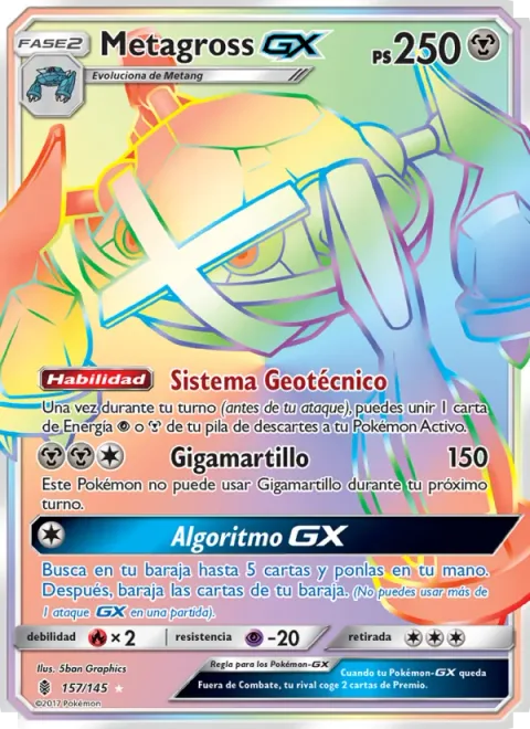 Metagross GX [Geotech System | Giga Hammer | Algorithm GX]