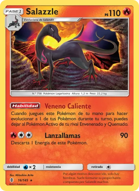 Salazzle [Hot Poison | Flamethrower]