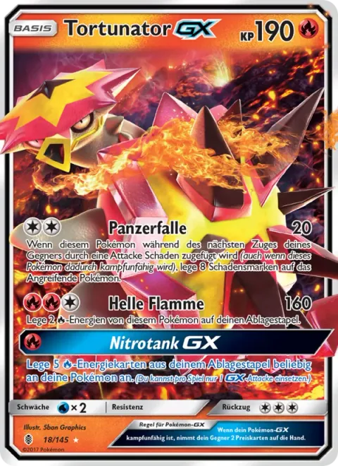 Turtonator GX [Shell Trap | Bright Flame | Nitro Tank GX]