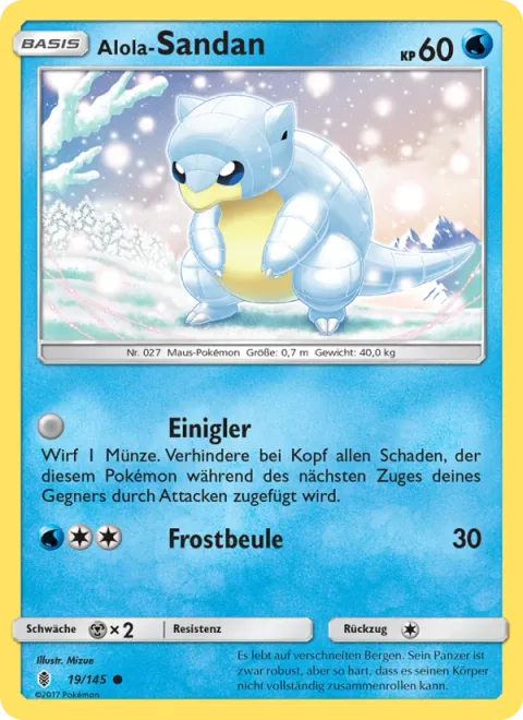 Alolan Sandshrew [Defense Curl | Ice Ball]