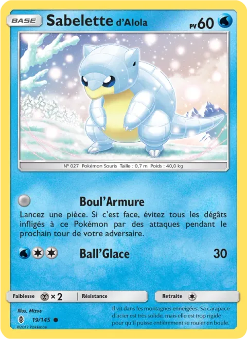Alolan Sandshrew [Defense Curl | Ice Ball]