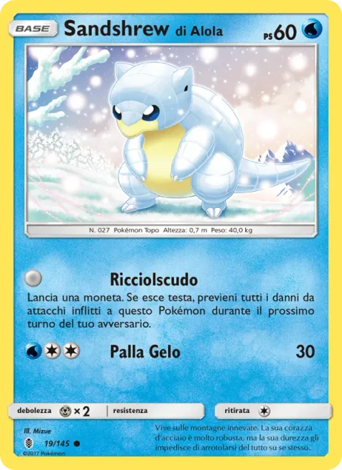Alolan Sandshrew [Defense Curl | Ice Ball]