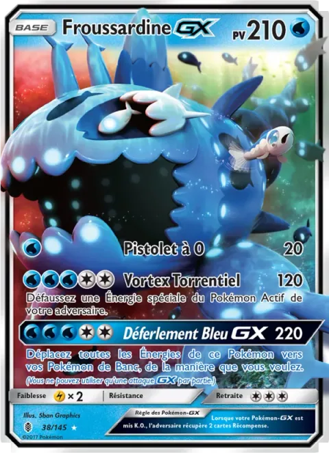 Wishiwashi GX [Water Gun | Torrential Vortex | Blue Surge GX]
