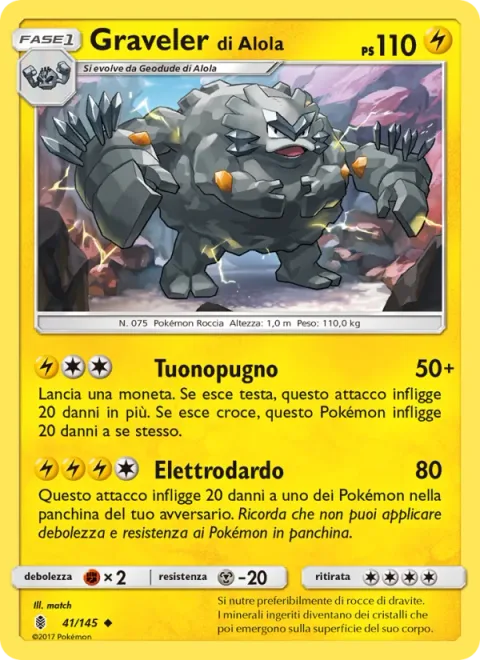 Alolan Graveler [Thunder Punch | Electrobullet]