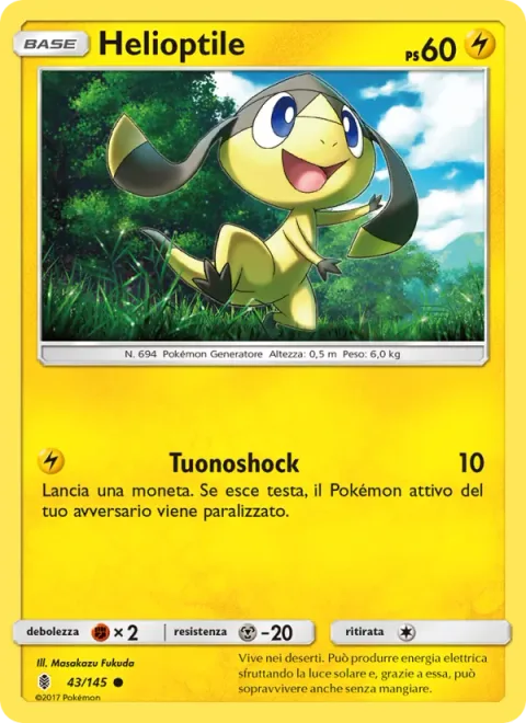 Helioptile [Thunder Shock]