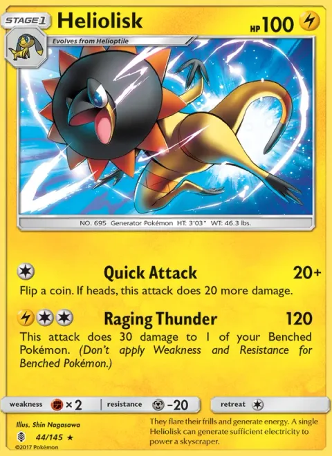 Heliolisk [Quick Attack | Raging Thunder]