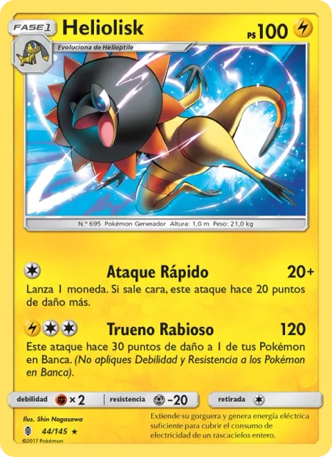 Heliolisk [Quick Attack | Raging Thunder]