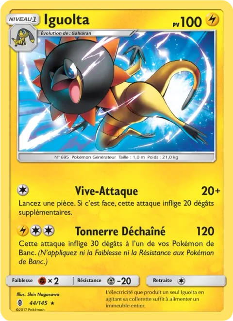 Heliolisk [Quick Attack | Raging Thunder]