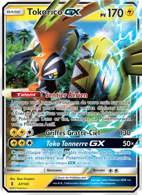 Tapu Koko GX [Aero Trail | Sky-High Claws | Tapu Thunder GX]