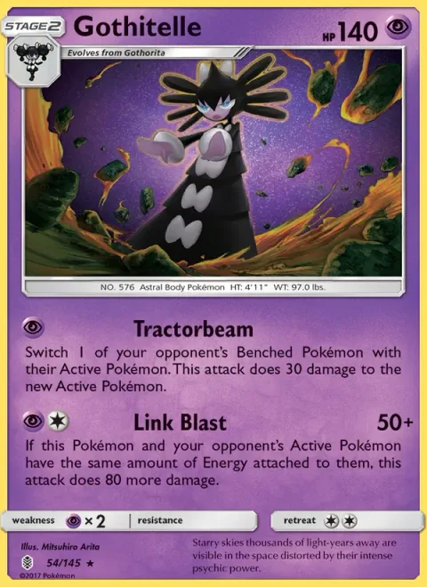 Gothitelle [Tractorbeam | Link Blast]