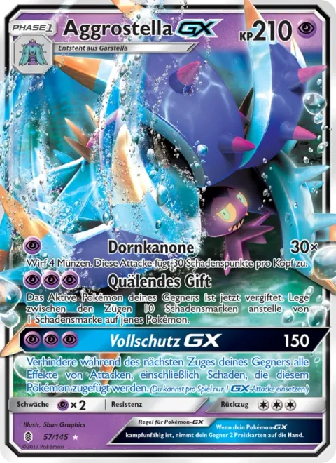 Toxapex GX [Spike Cannon | Ultra-Toxic Poison | Total Shelter GX]