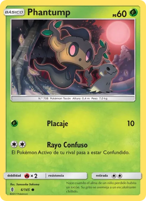 Phantump [Tackle | Confuse Ray]