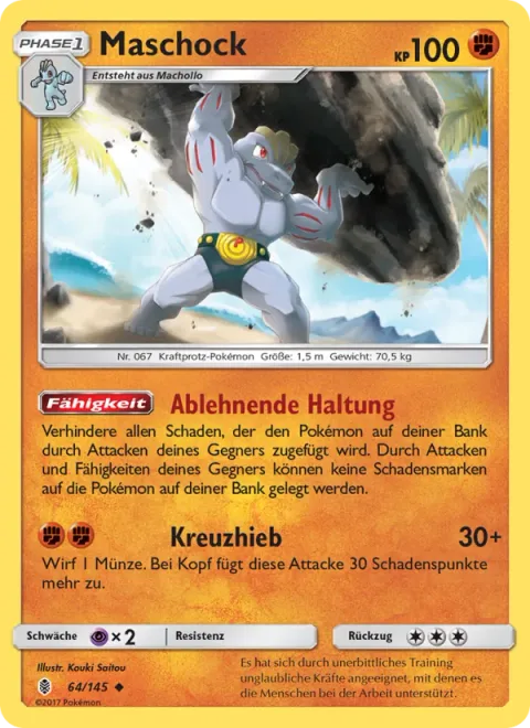 Machoke [Daunting Pose | Cross Chop]