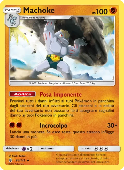 Machoke [Daunting Pose | Cross Chop]