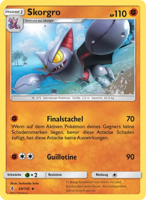 Gliscor [Finishing Stinger | Guillotine]