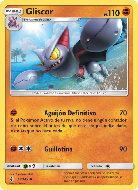 Gliscor [Finishing Stinger | Guillotine]