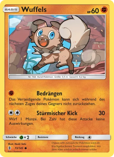 Rockruff [Corner | Wild Kick]