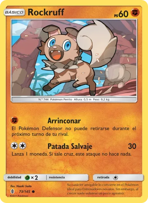 Rockruff [Corner | Wild Kick]