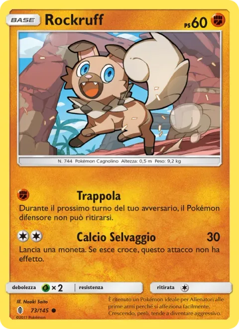 Rockruff [Corner | Wild Kick]