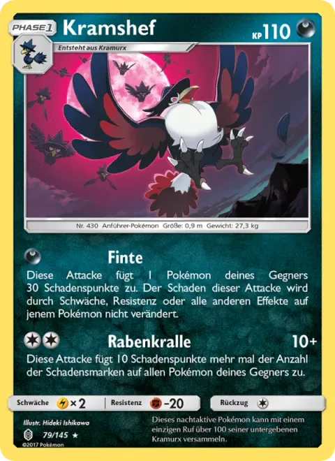 Honchkrow [Feint Attack | Raven's Claw]