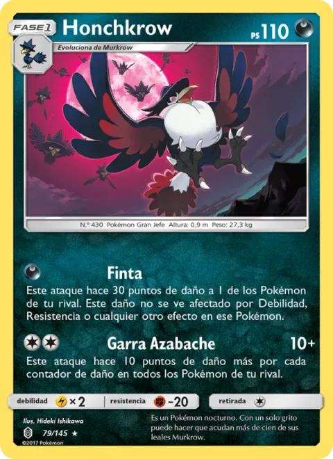 Honchkrow [Feint Attack | Raven's Claw]