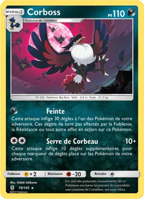Honchkrow [Feint Attack | Raven's Claw]