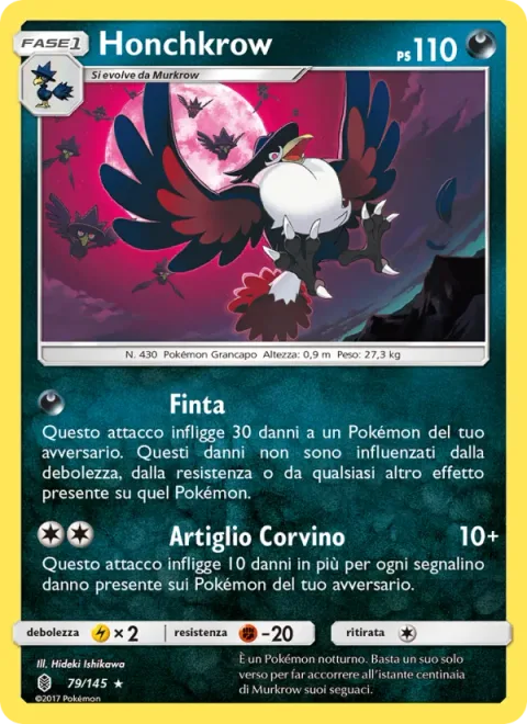 Honchkrow [Feint Attack | Raven's Claw]