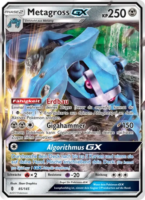 Metagross GX [Geotech System | Giga Hammer | Algorithm GX]