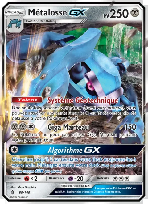 Metagross GX [Geotech System | Giga Hammer | Algorithm GX]