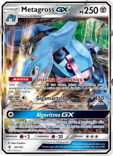 Metagross GX [Geotech System | Giga Hammer | Algorithm GX]