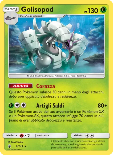 Golisopod [Armor | Resolute Claws]