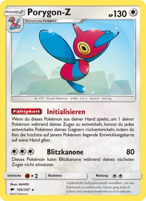 Porygon-Z [Initialize | Zap Cannon]