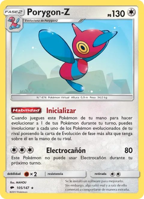 Porygon-Z [Initialize | Zap Cannon]
