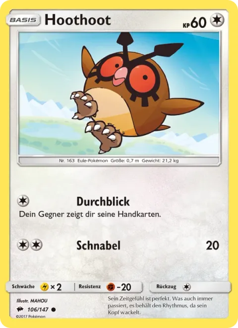Hoothoot [See Through | Peck]
