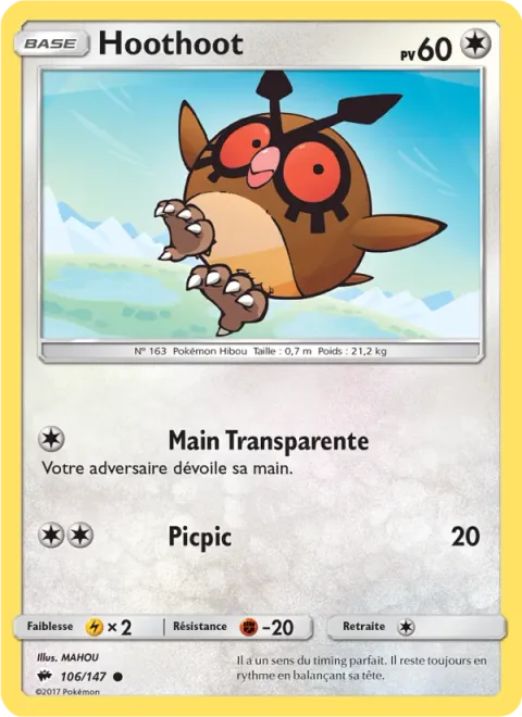 Hoothoot [See Through | Peck]
