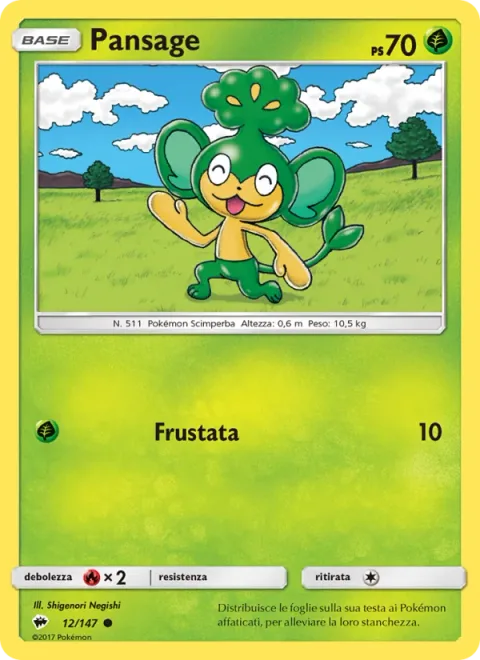 Pansage [Vine Whip]