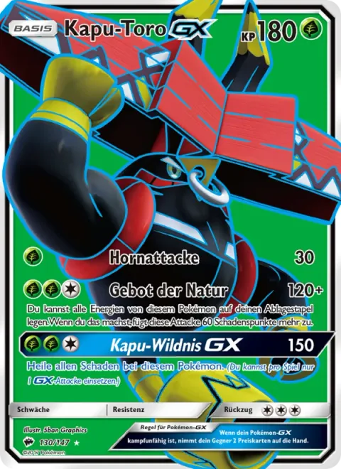 Tapu Bulu GX [Horn Attack | Nature's Judgment | Tapu Wilderness GX]