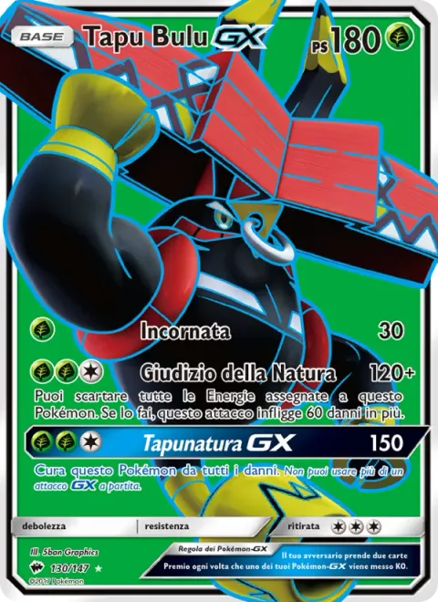 Tapu Bulu GX [Horn Attack | Nature's Judgment | Tapu Wilderness GX]