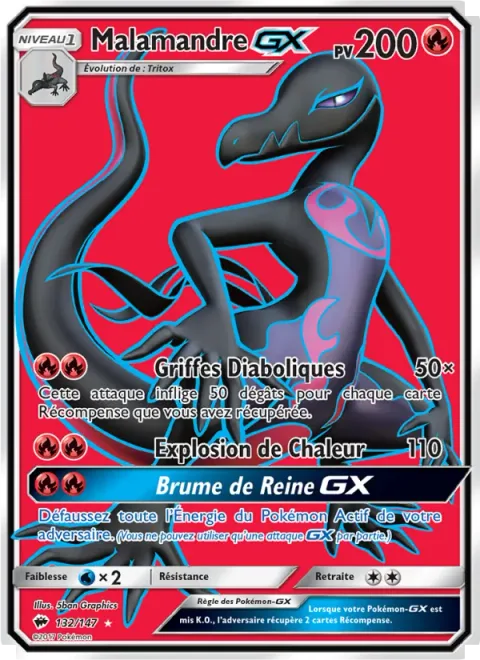 Salazzle GX [Diabolical Claws | Heat Blast | Queen's Haze GX]