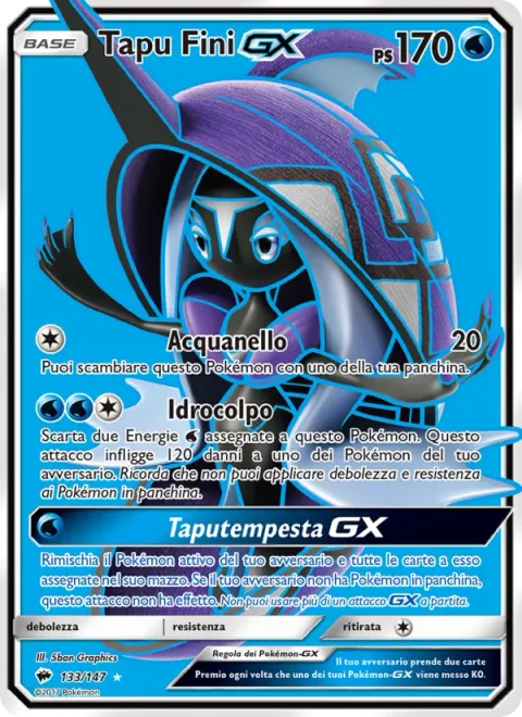 Tapu Fini GX [Aqua Ring | Hydro Shot | Tapu Storm GX]