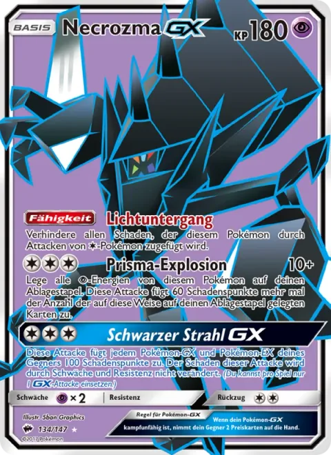 Necrozma GX [Light's End | Prismatic Burst | Black Ray GX]