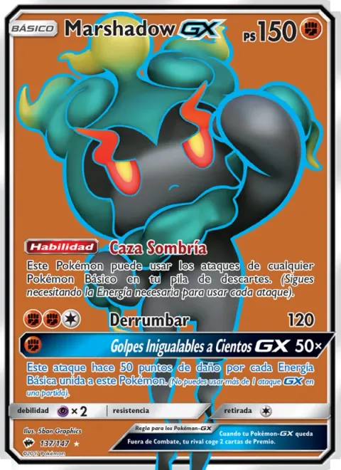 Marshadow GX [Shadow Hunt | Beatdown | Peerless Hundred Blows GX]