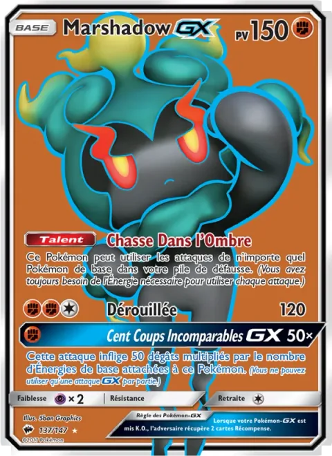 Marshadow GX [Shadow Hunt | Beatdown | Peerless Hundred Blows GX]