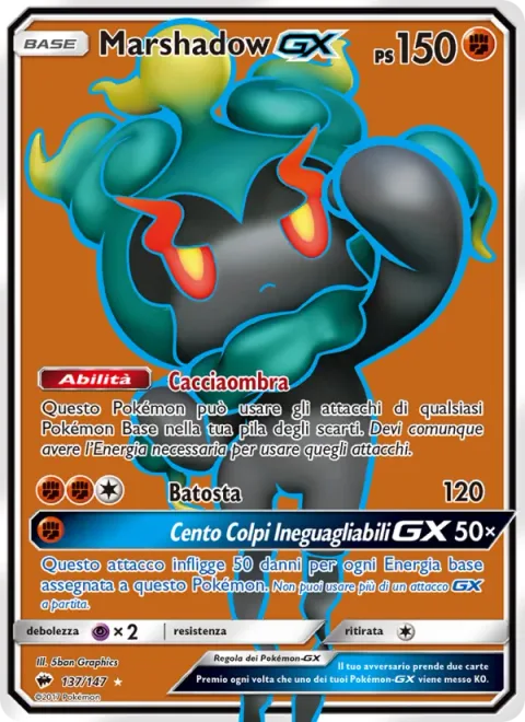 Marshadow GX [Shadow Hunt | Beatdown | Peerless Hundred Blows GX]