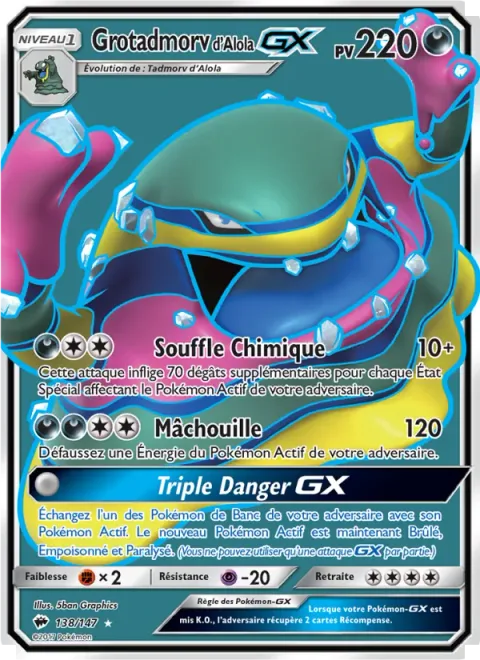 Alolan Muk GX [Chemical Breath | Crunch | Tri Hazard GX]