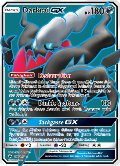 Darkrai GX [Restoration | Dark Cleave | Dead End GX]