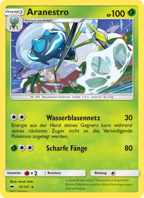Araquanid [Bubble Net | Sharp Fang]
