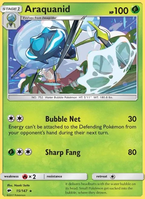 Araquanid [Bubble Net | Sharp Fang]